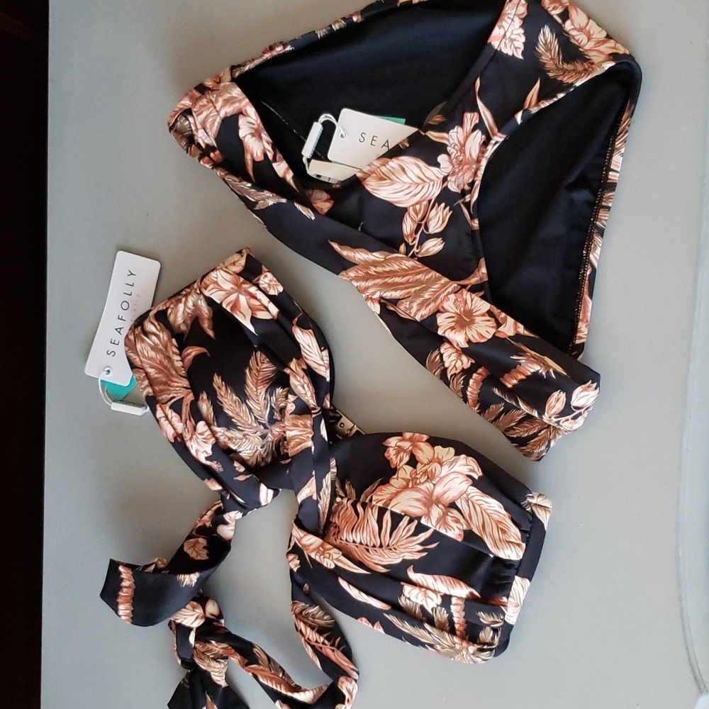 Seafolly Australia Halter Bikini NWT